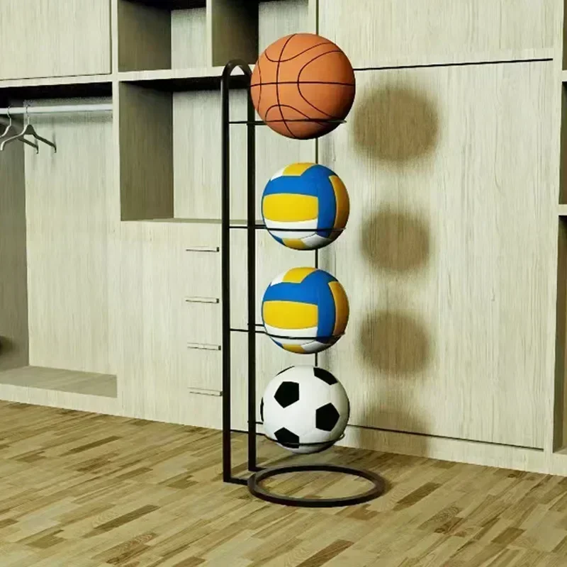 Indoor Children Basketball Storage Rack Put Ball Football Storage Basket Placed Rack Kindergarten Volleyball Stand Holder Space