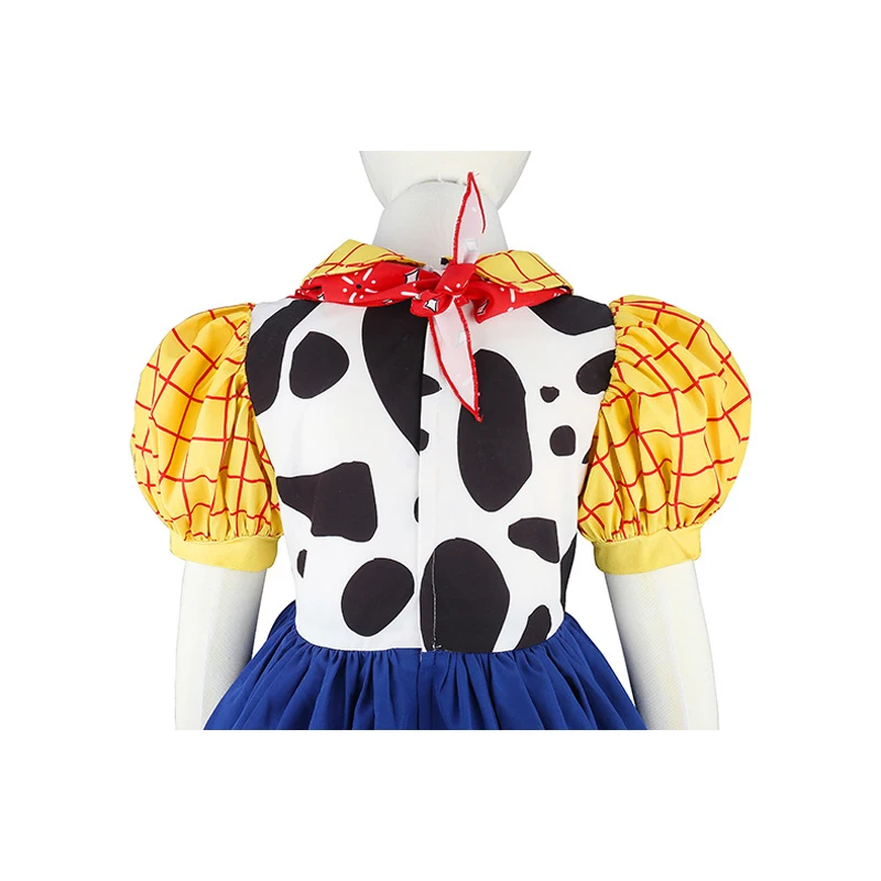 Woody Rollenspiel-Mädchenkleid Sommer Süßes Cartoon-Jessie-Mädchen-Prinzessinnenkleid Geburtstagsgeschenke 2 3 4 5 6 7 8 Jahre Kinderkleidung – Detail 8