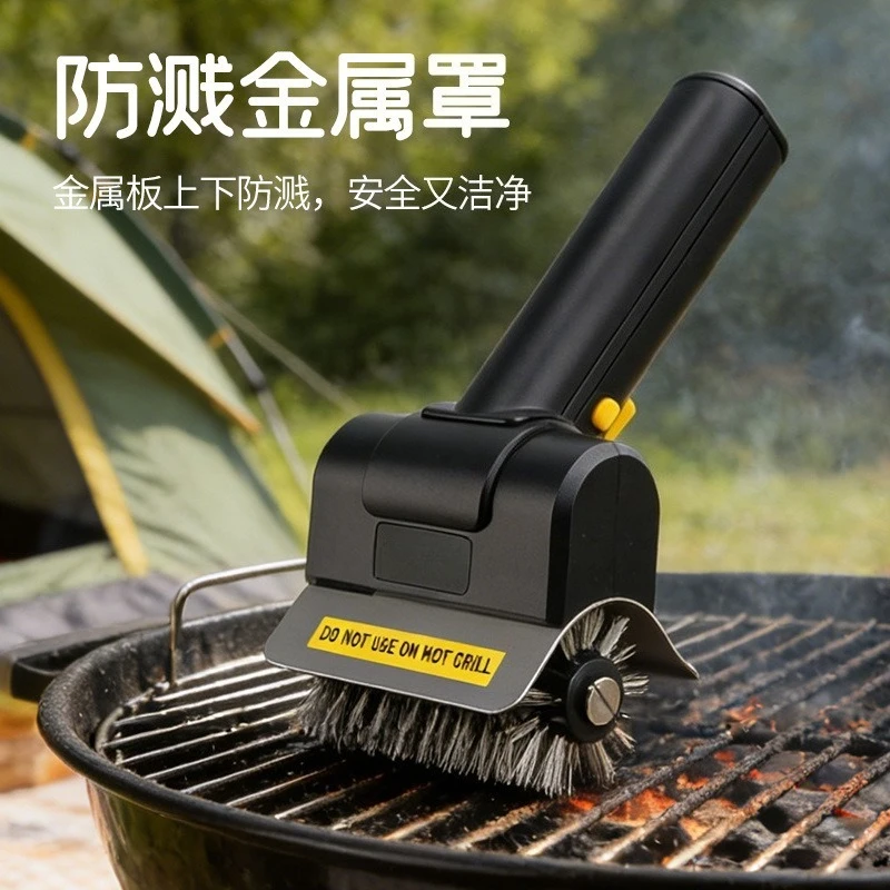 Handheld Lithium Battery Electric Barbecue Brush BBQ Grill Cleaning Tool Brush Multi-function Lithium Battery Barbecue Brush