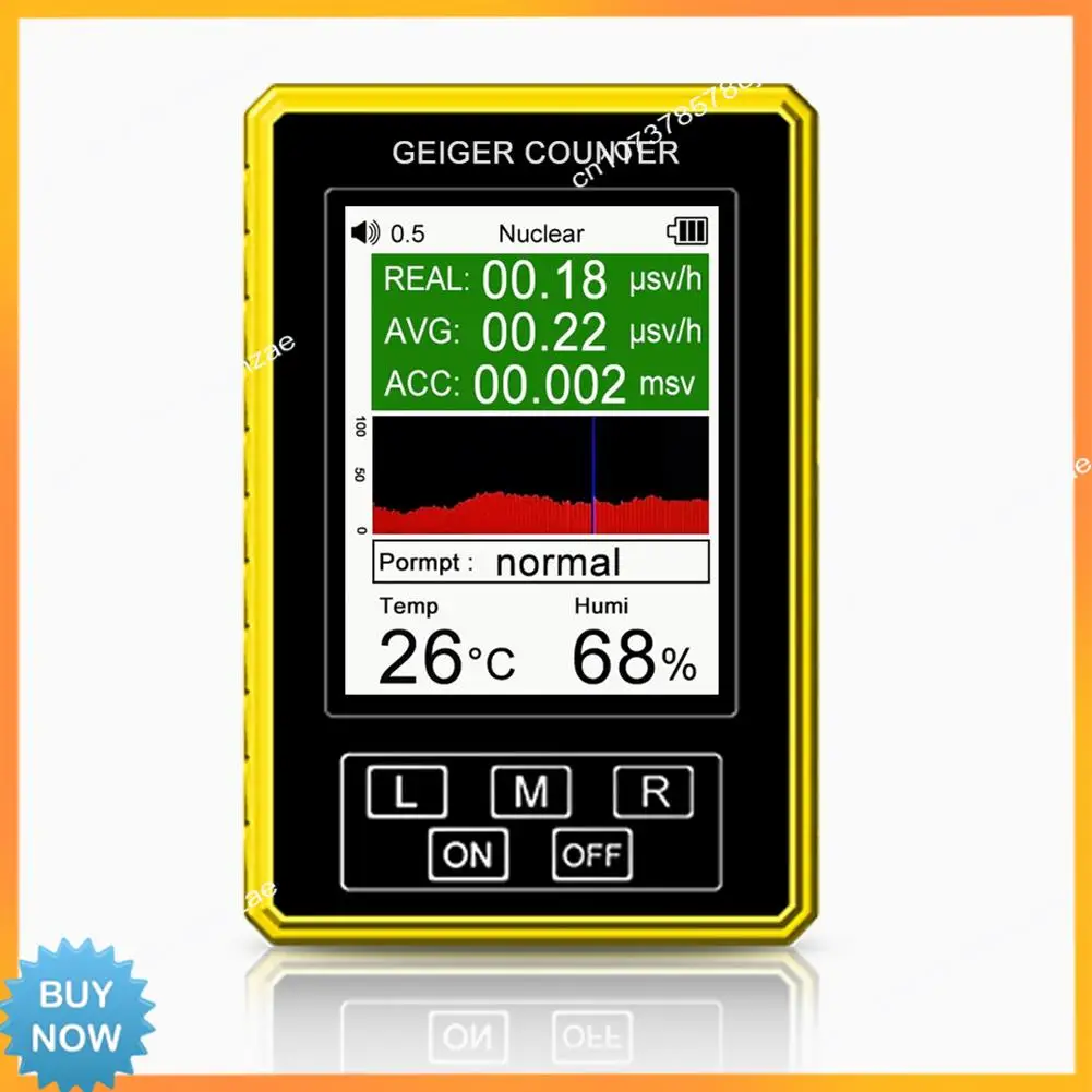 A10R XR3 Pro Electromagnetic Radiation Detector Geiger Counter Semi-Functional Dosimeter EMF Meter Βγ X-Ray Beta Gamma Tester