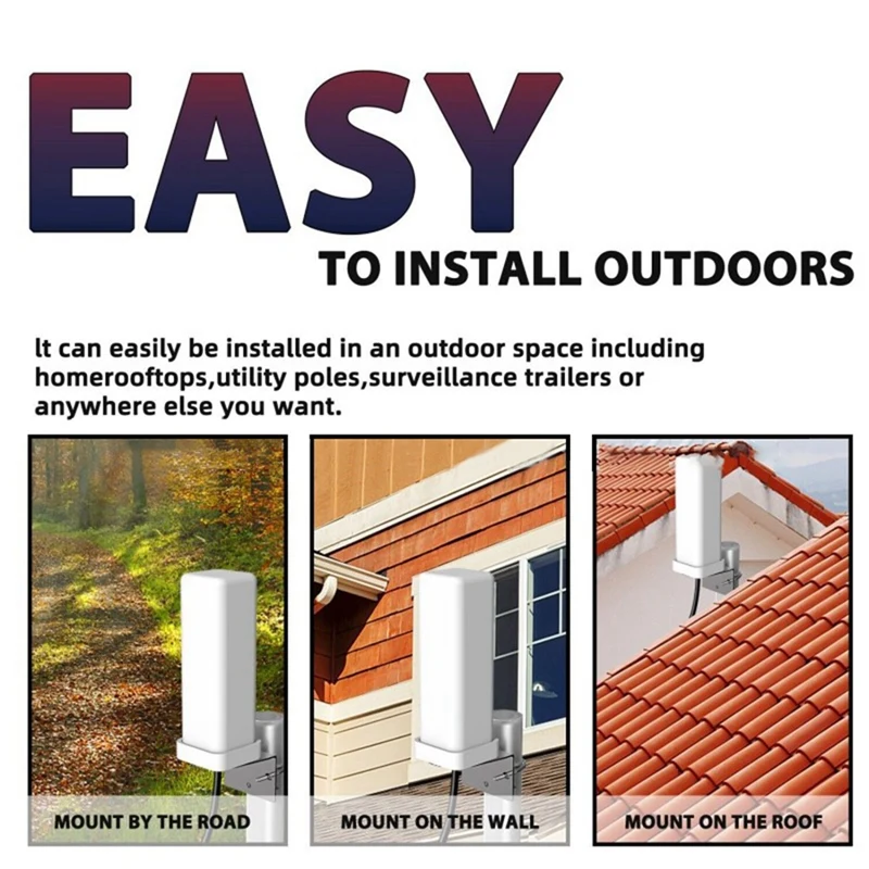 屋外デジタルTVアンテナ,高解像度,スマートTV, 4k,1080p,attsc,耐久性,高品質