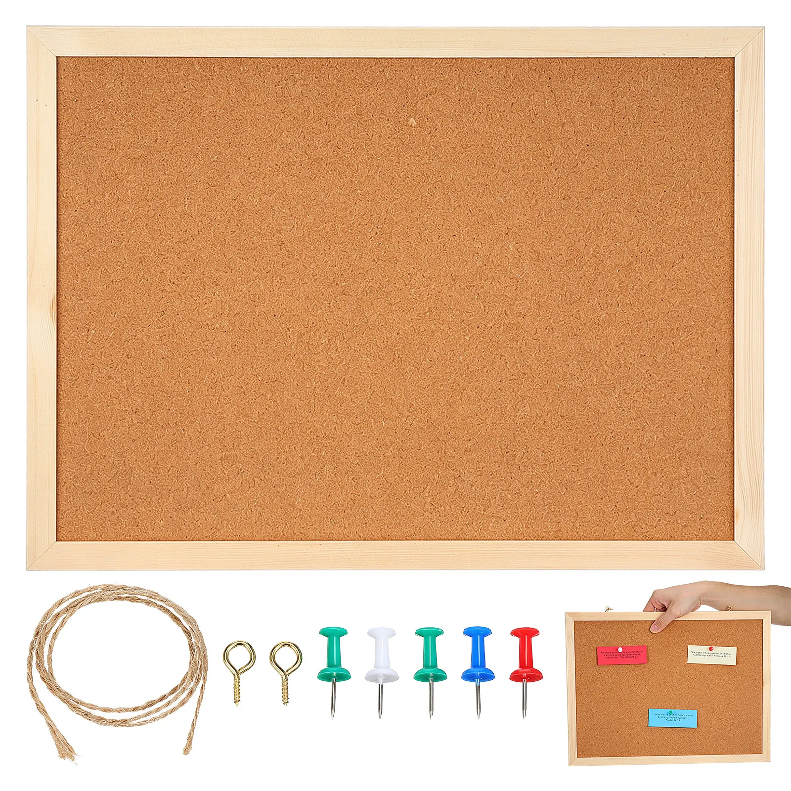 1Set Papan Gabus Ringan dan Ko - Bulletin Board Cork ulasan dan harga