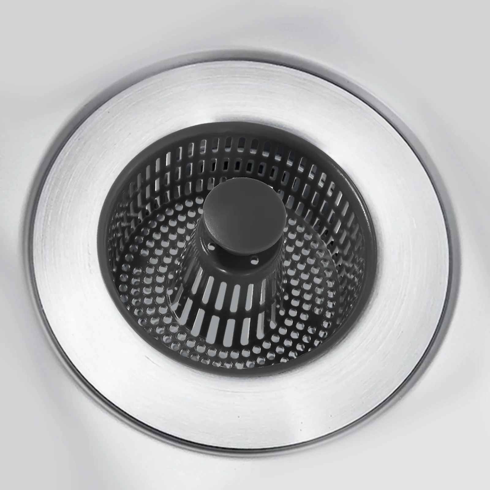 

6Pcs Sink Drain Strainer Basket Plastic Kitchen Sink Filter Basket Anti-Clog Hair Food Scraps Catcher for Kitchen