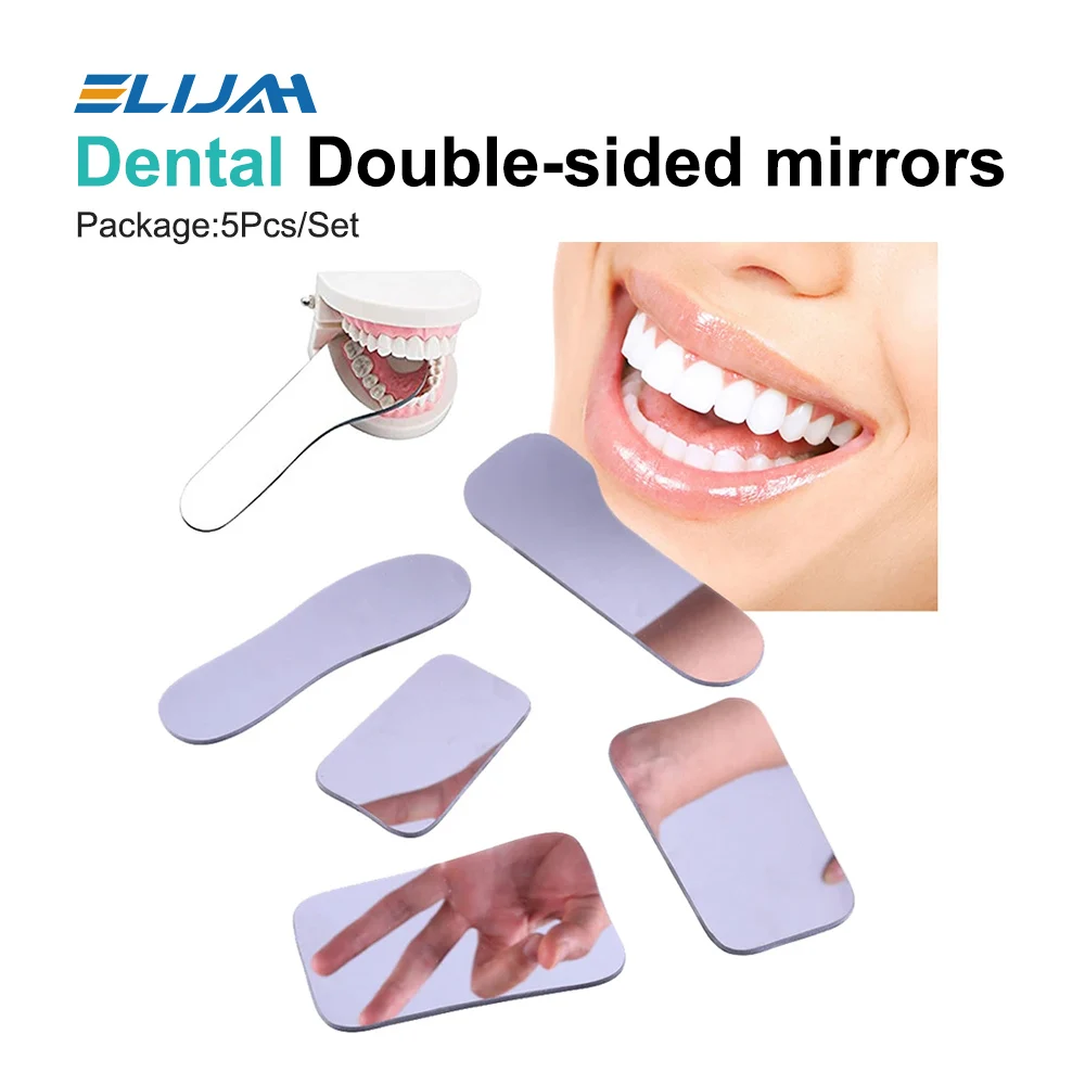 Dentistry Orthodontic Mirror Photography Double-Sided Mirrors Dental Tools Glass Material Intra Oral Reflector