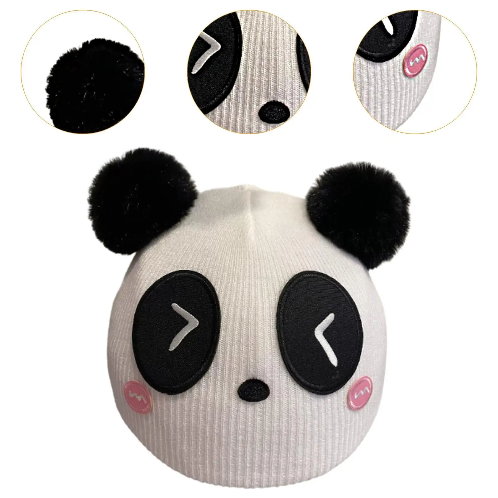 غطاء خوذة الباندا سنو للتزلج على الجليد، هدية لطيفة ومريحة ورائعة #5