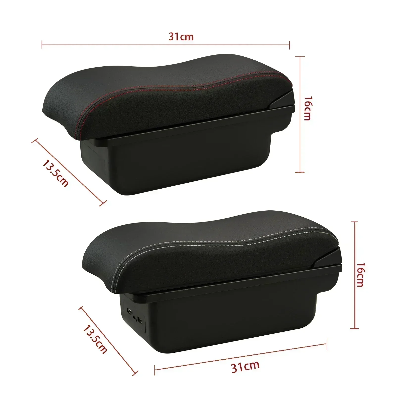 For Volkswagen UP Armrest Box for Skoda Citigo VW UP Seat Mii Car Armrest Console Storage Box Cup Holder Car Accessories