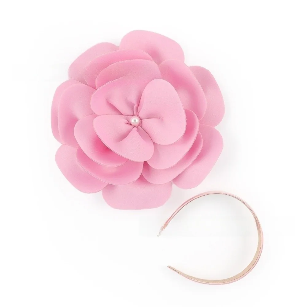 

Модный головной убор: 3D-цветочные фасцинаторы, шляпки с крупными цветами для торжественных мероприятий, чаепитий, свадеб и вечеринок