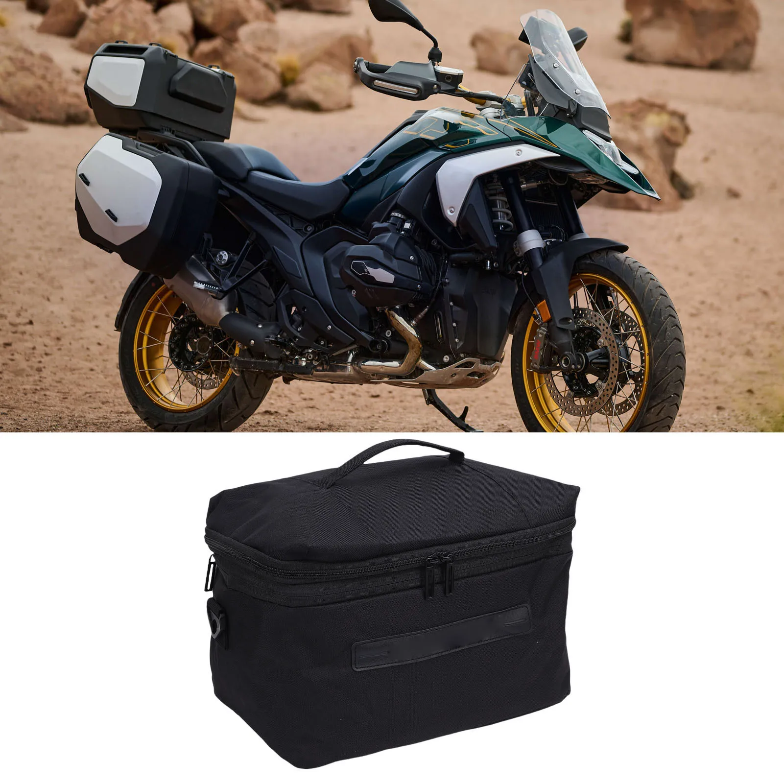 Expandable Waterproof Inner Liner Bag For BMW R1300GS 2023-2025 Vario Top Case, Protective Storage Liner For Motorcycle Rear Top