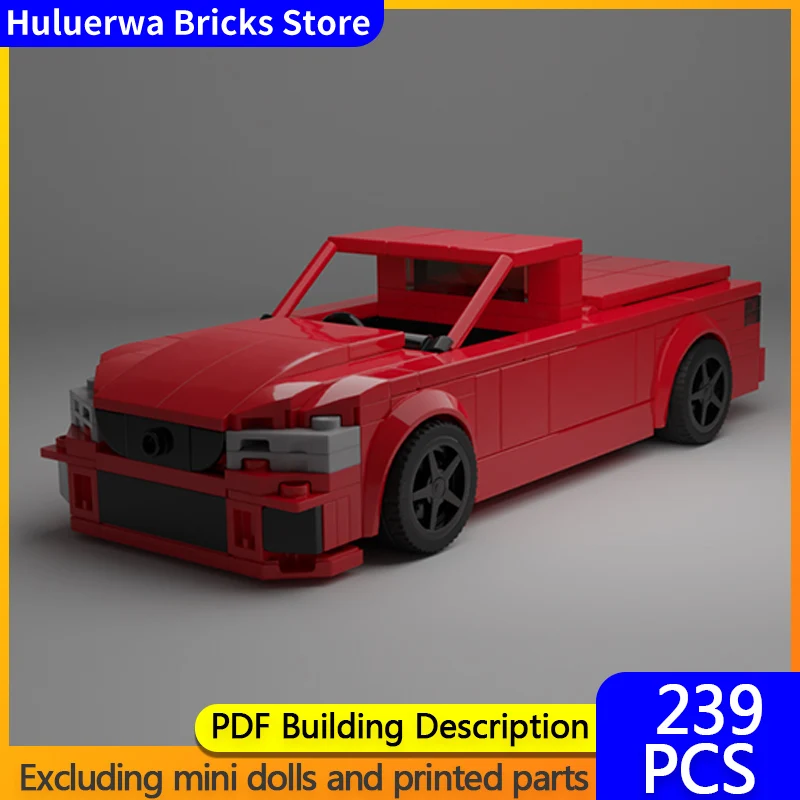 

Speed Racing Car Model MOC Building Bricks Commodore Ute Pickup Truck Modular Technology Gifts Holiday Assemble Children Toys