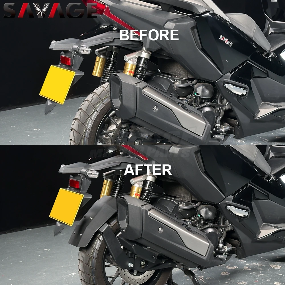For Honda ADV 350 2022-2025 Fender Rear Cover Tire Hugger Mudguard Motorcycle Accessories Splash Guard Protector Extend Extender