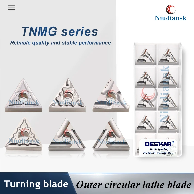 

CNC TNMG Ceramics External Turning Tool TNMG160404R-S LF90 Turning Inserts R/L-S R/L-VF HQ TS MT Slot Type Outer Circular Blades