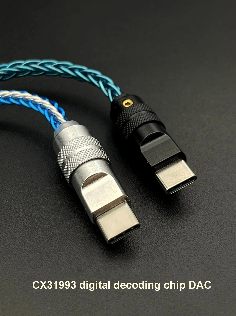 Type C to 4.4mm 3.5mm Cable CX31993 Digital Decoding Amp USBC to 3.5 4.4 Female Connector For iPhone 15