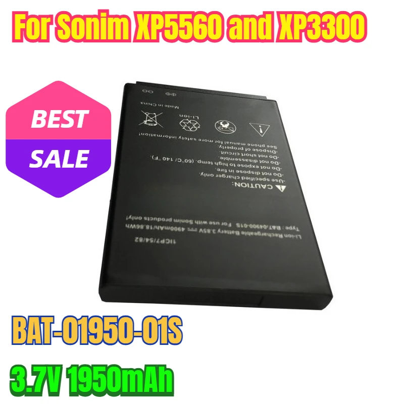 

3.7V 1950mAh Mobile Phone Batteries BAT-01950-01S for Sonim XP5560 and XP3300