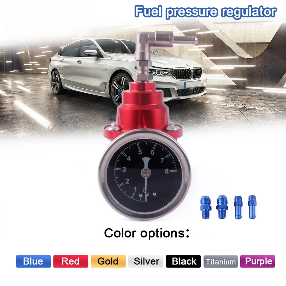 車の改造 TOMEI 車調整可能な燃料圧力調整弁燃料ブースター圧力計増加省電力燃料