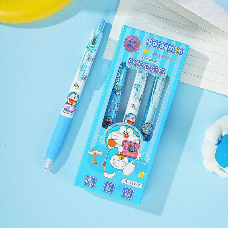 

Doraemon Presses the Button for the Three-Color Pencil Set in a Box - Dingdong Cat Smooths Out the Exam