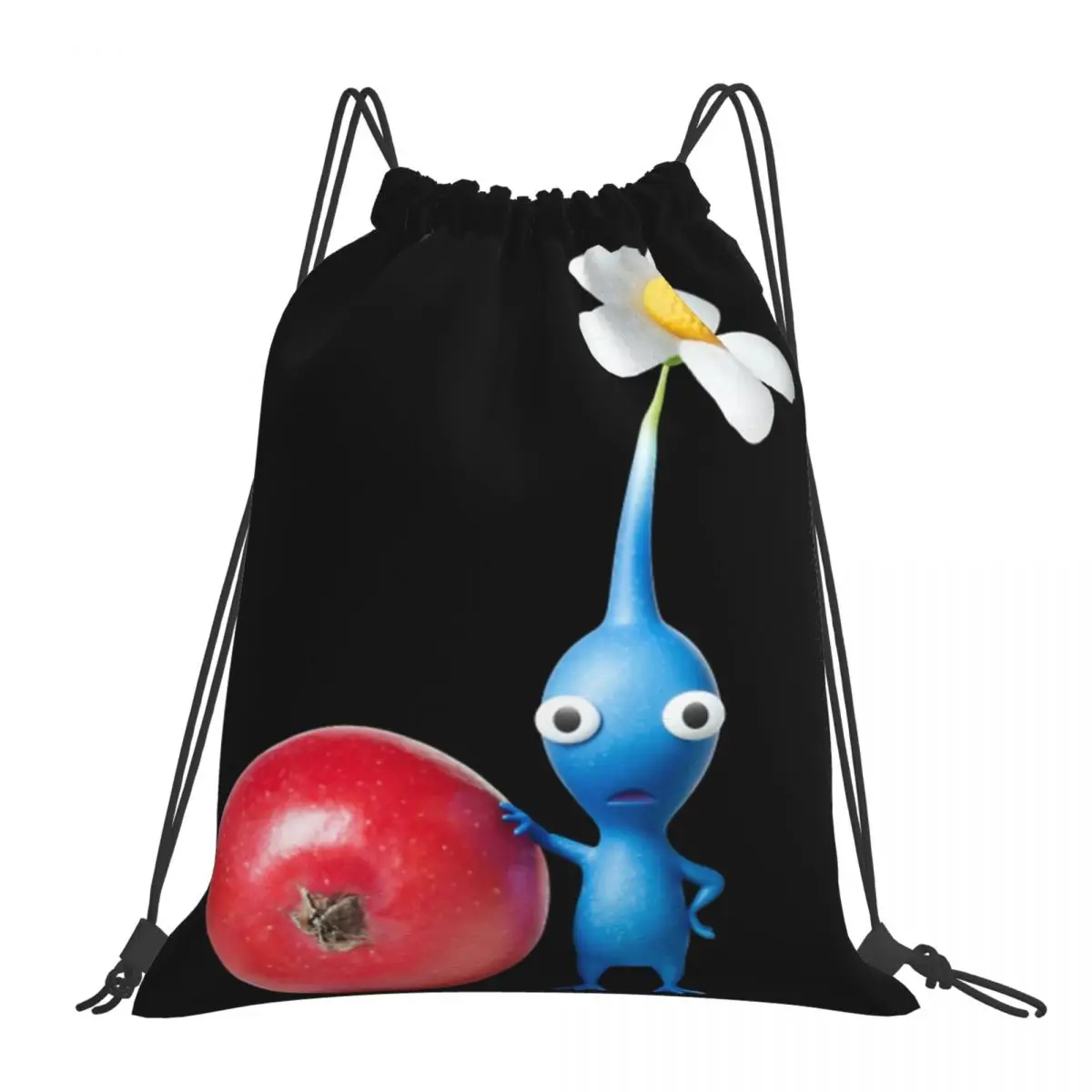 Pikmin Backpacks Multi-function Portable Drawstring Bags Drawstring Bundle Pocket Sports Bag Book Bags For Man Woman School