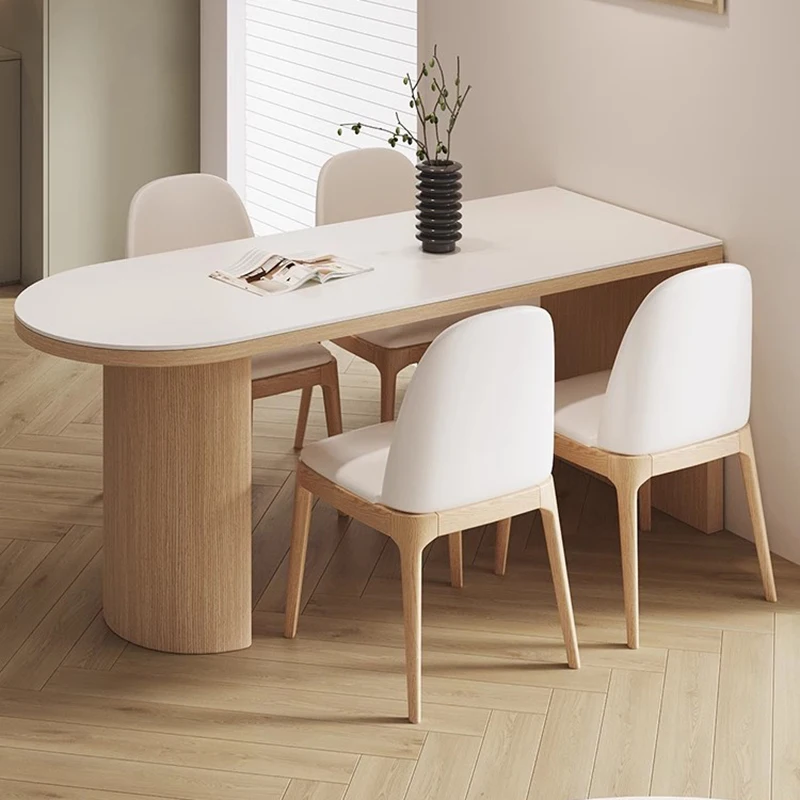 Minimalism Extending Dining Table Conference Conference Balcony Luxury Cheap Dining Table Clean Mesas De Comedor Home Furniture