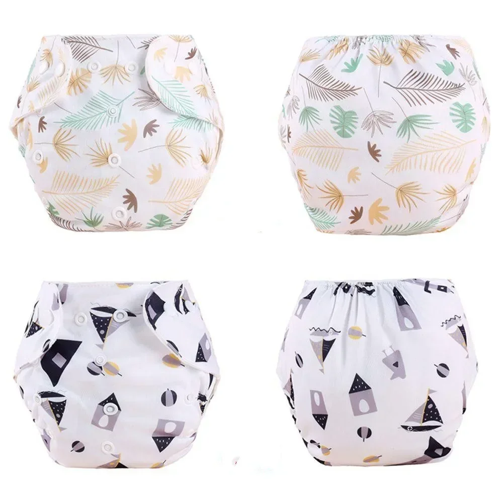 5 pzas/lote ropa interior cambio de pañales pañales reutilizables para bebés pañales de tela pantalones de entrenamiento