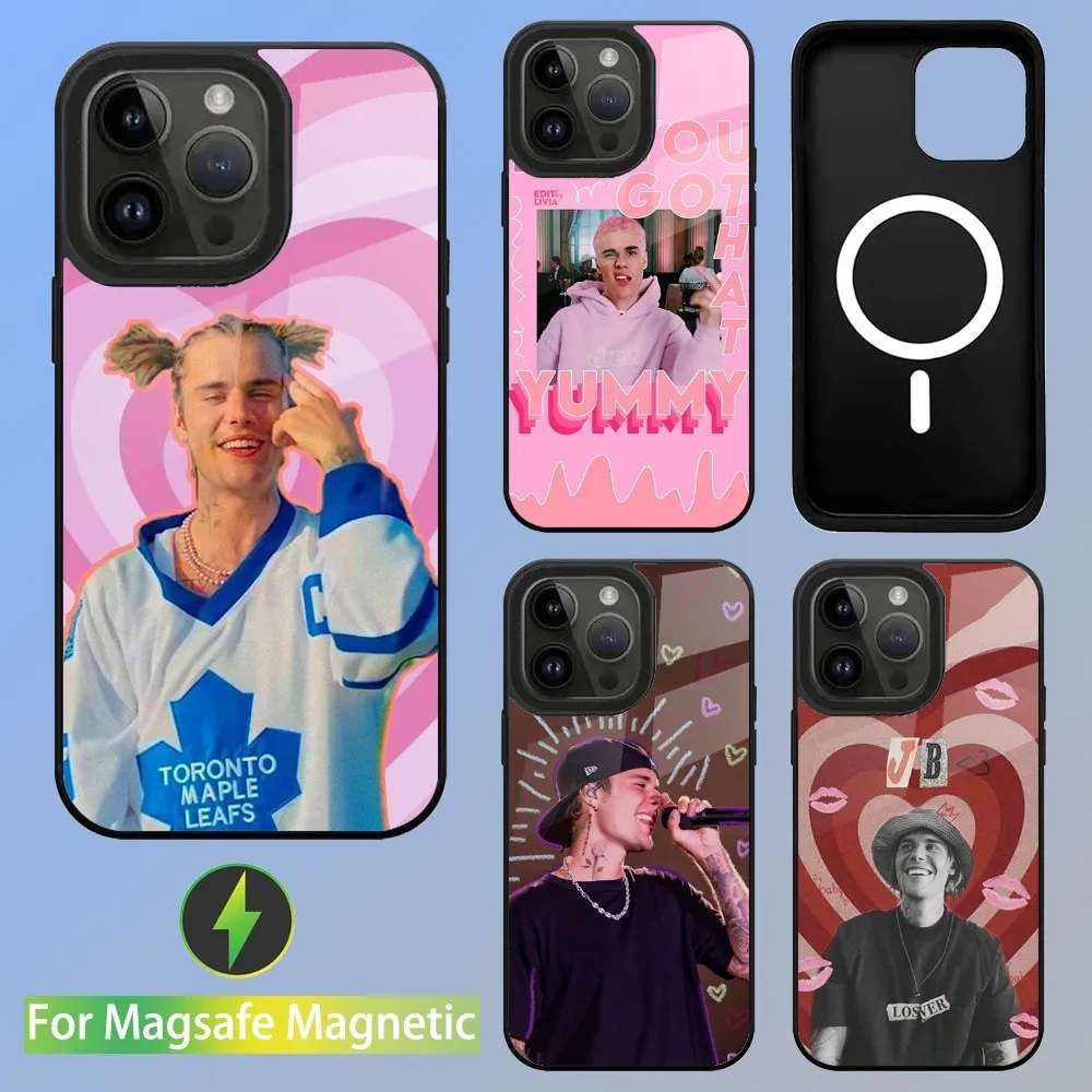 

Hot Singer J-Justin Bieber Phone Case For iPhone 15,14,13,12,11,Plus,Pro,Max Mini Magsafe Magnetic Wireless Charging