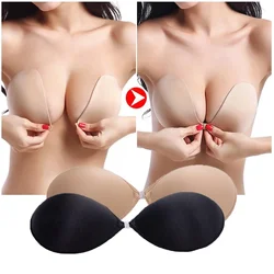 Invisible Silicone Bra for Women Anti-sagging Push Up Bra Breathable Reusable Bra Breast Nipple Cover Wedding Beach Sticky Bra