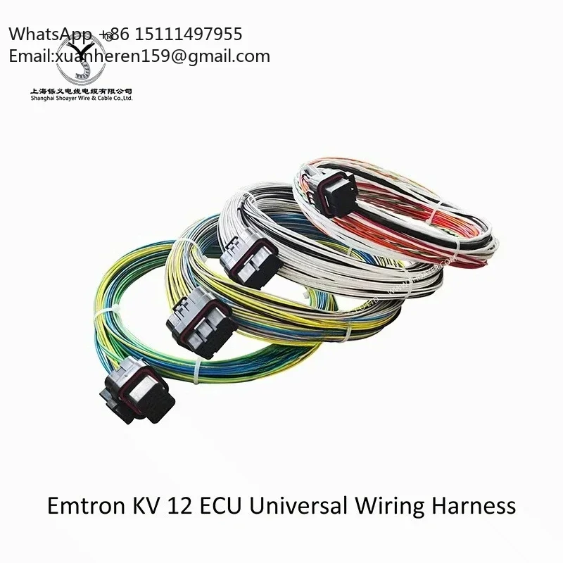 Emtron Shadow 8 ECU SL 4/6/8 KV 8/12/16 Series Wiring Harness Motorsoprts Tefzel Wire Harness