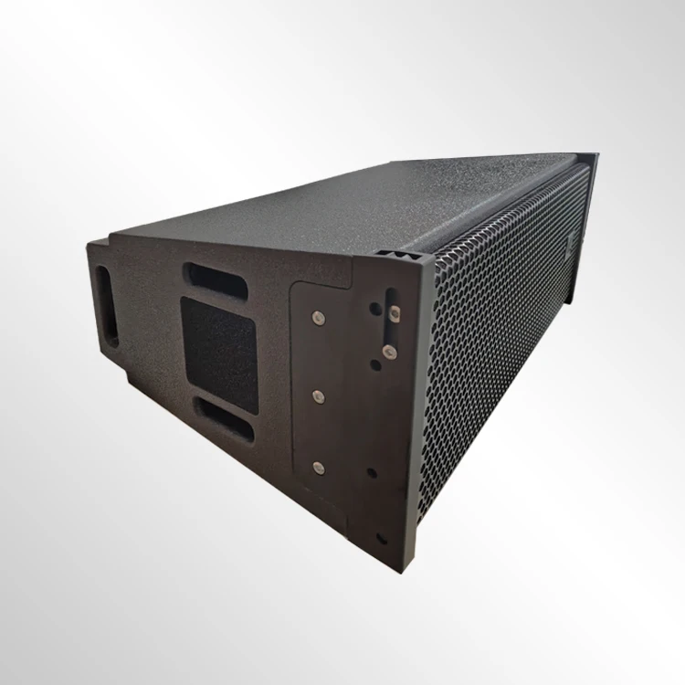 H2A Dual 10-inch 500W/2000W Wood Plywood Powered Line Array PA System Outdoor Stage Live Performances Event Speaker