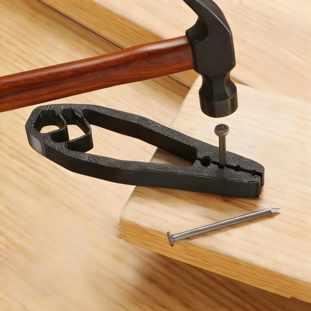 Herramienta Portátil para Fijar Clavos, Alicates Deslizantes de Plástico para Fijar Clavos en Madera, Protegen los Dedos para Mantenimiento y Trabajos de Carpintería