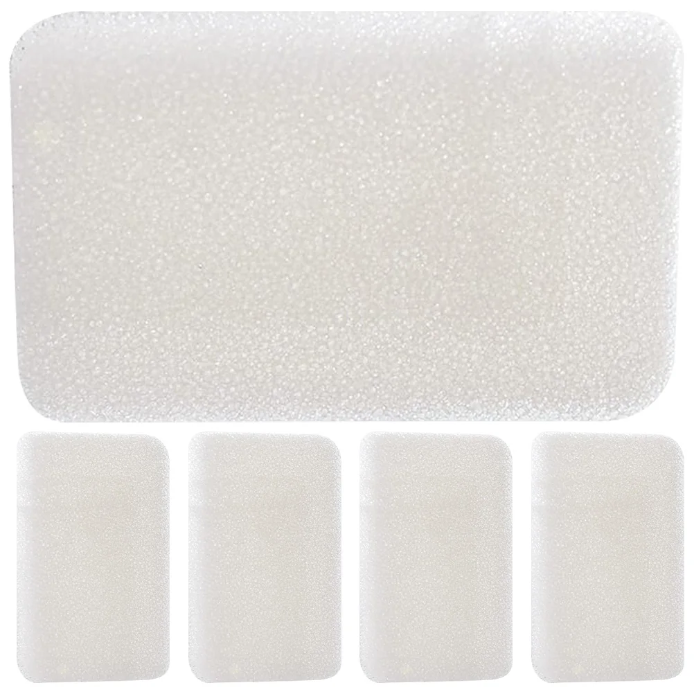 

5 Pcs Anti Waterlogged Sponge Desktop Bath Kitchen Desktop Holder Wear Resistant Soap Mat Drainage Silicone Soap Pad Mat