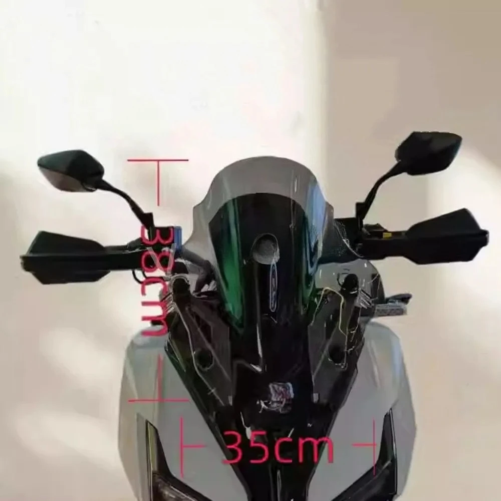 Fit For SYM ADXTG400 ADXTG 400 Modification Windshield 38cm Competitive Chest Protection Windscreen Motorcycle Accessories
