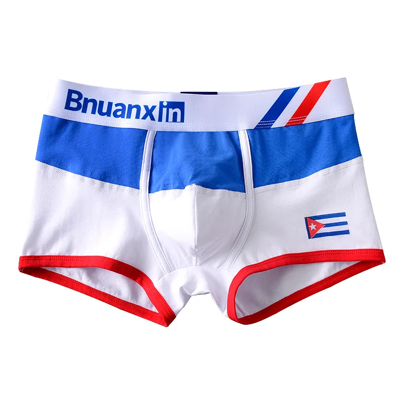 National Flag Series Cotton Boxer Shorts Men Underwear Bermuda Ropa Interior Male Cuecas Masculinas Underpants M L XL XXL XXXL