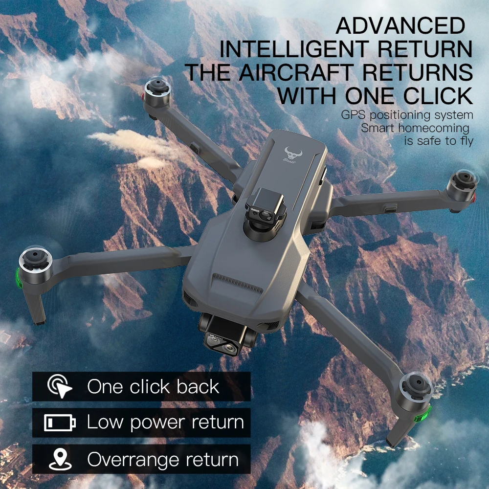 Teeggi SG909 MAX GPS Drone พร้อมกล้อง 4K หน้าจอสัมผัส 6KM RC Profesional Drone 360 °   การหลีกเลี่ยงอุปสรรค RC Quadcopter แบบพับได้