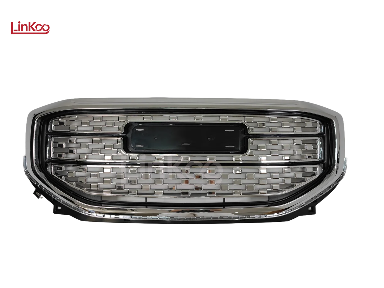 Linkoo Front Grille 84378394 For GMC Acadia Denali 2017 2018 2019 ABS Chrome OE Replacement Bumper Grille
