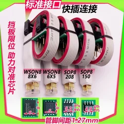 Wholesales for Sop8 wson chip download burn write probe spring needle flash eeprom chip burner cable Sop8 wson