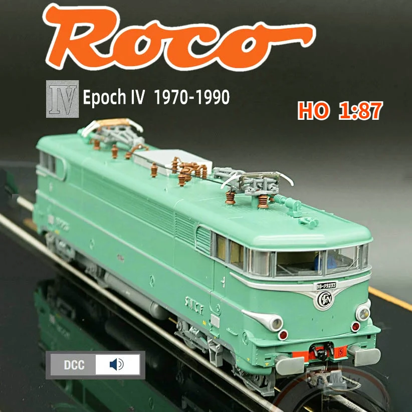 

Модель поезда ROCO HO Type 1/87 70561 BB25233, Электрический локомотив, цифровой звуковой эффект, Северо-Западный, цифры ветра, железнодорожный автомобиль, игрушка