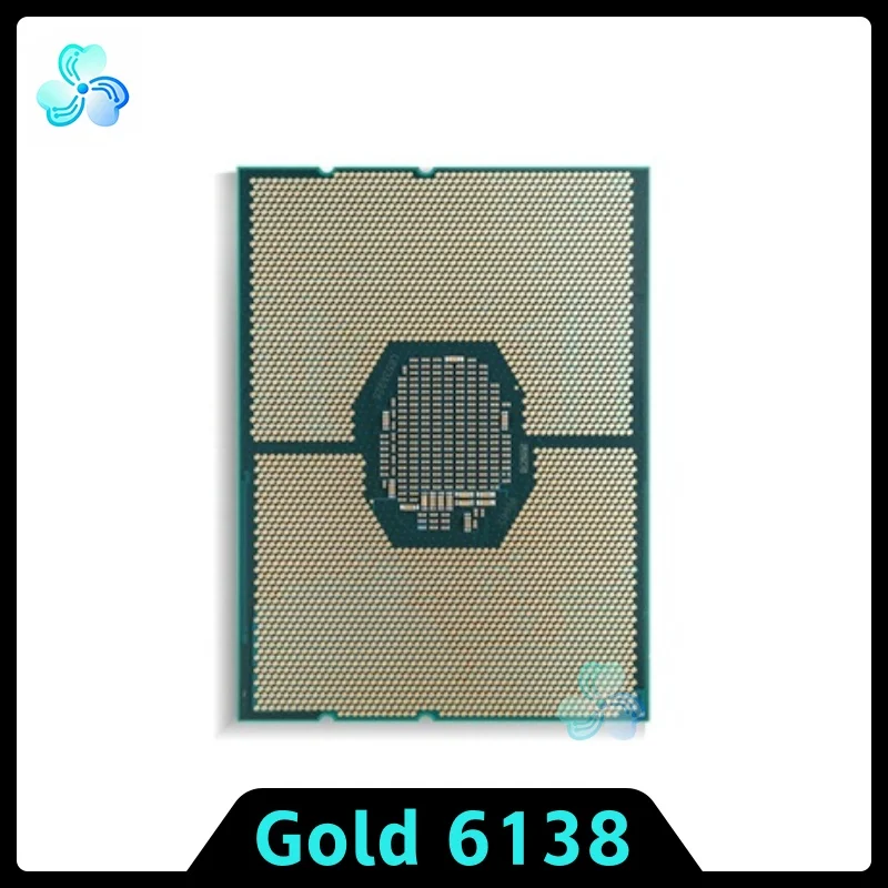 Xeon Gold 6138 CPU SR3B5 2.0GHz 27.5MB 20-Cores 40-Thread 125W LGA3647 CPU Processor for Server Motherboard GOLD6138 Spot Chip