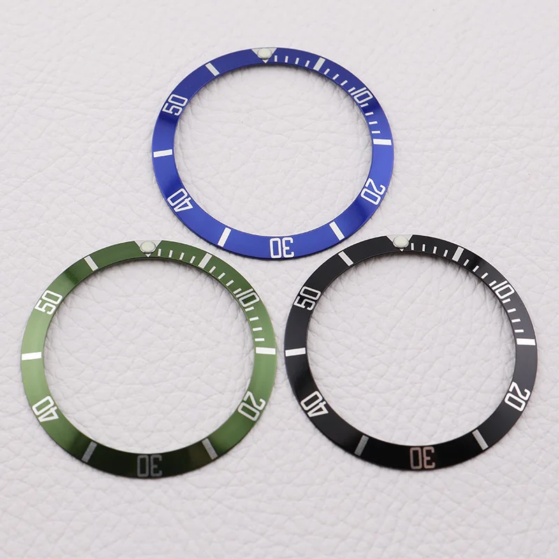38mm Retro Submariner Ceramic Bezel Insert for Seiko NH35/NH36/NH34 Mod Complete Kit Male Watch Replacement Parts