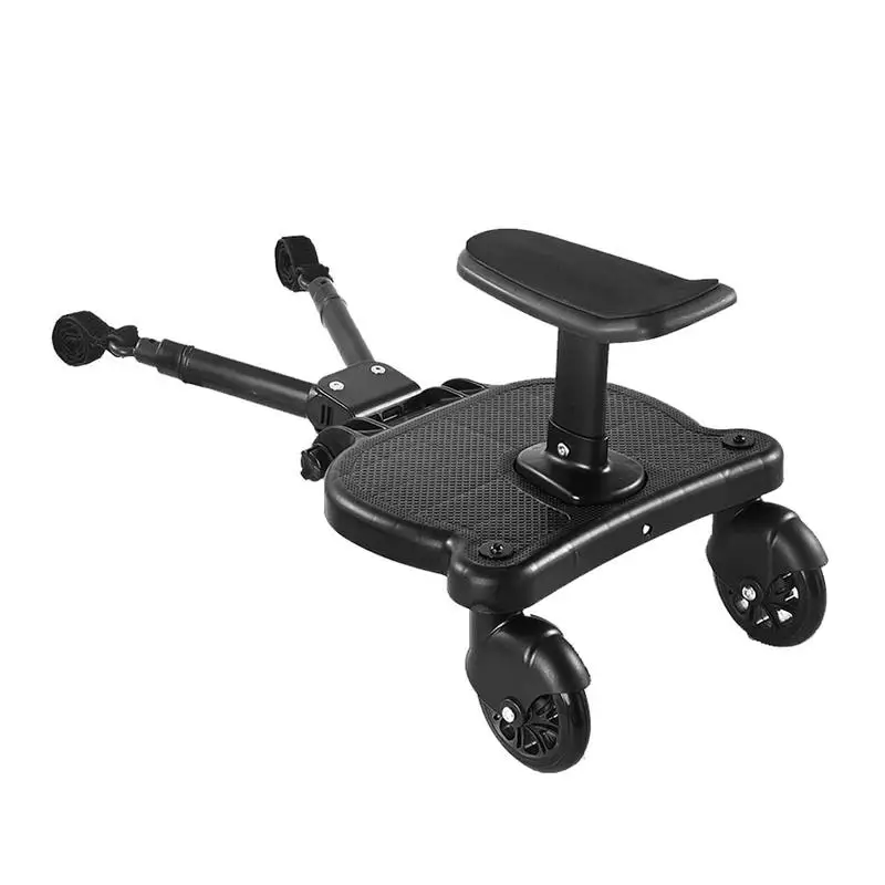 

Stroller Standing Board 2-in-1 Pram Footboard Stroller Wheel Ride Device With Removable Seat Glider Board For Stroller Kids