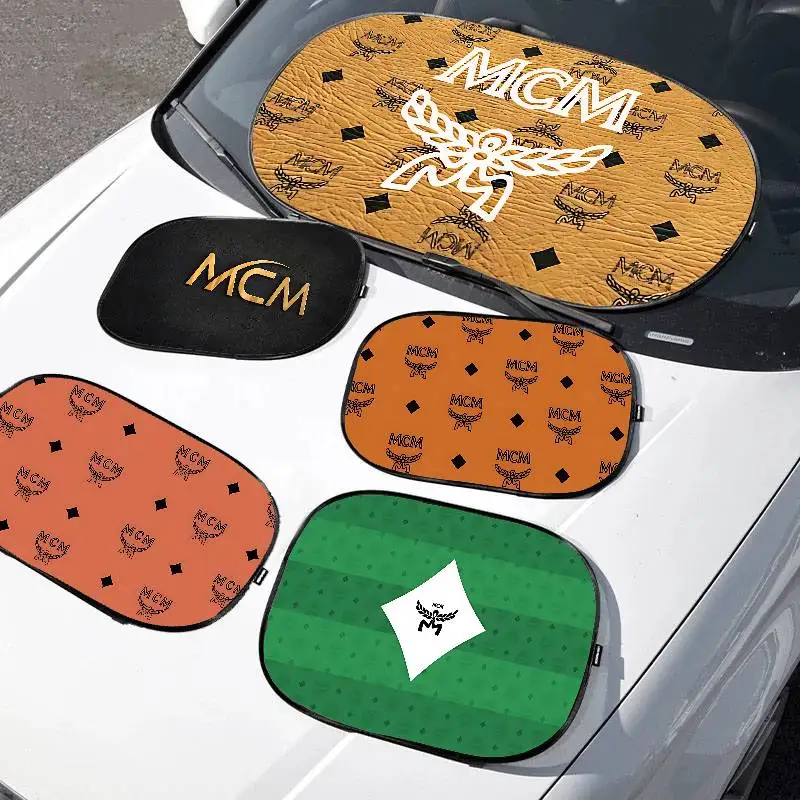 

Fashion M-MCM Side Window Sun Shade For Car Electrostatic Curtains Anti-Glare Car Sun Protection Cover 99.9% UVR Blocking