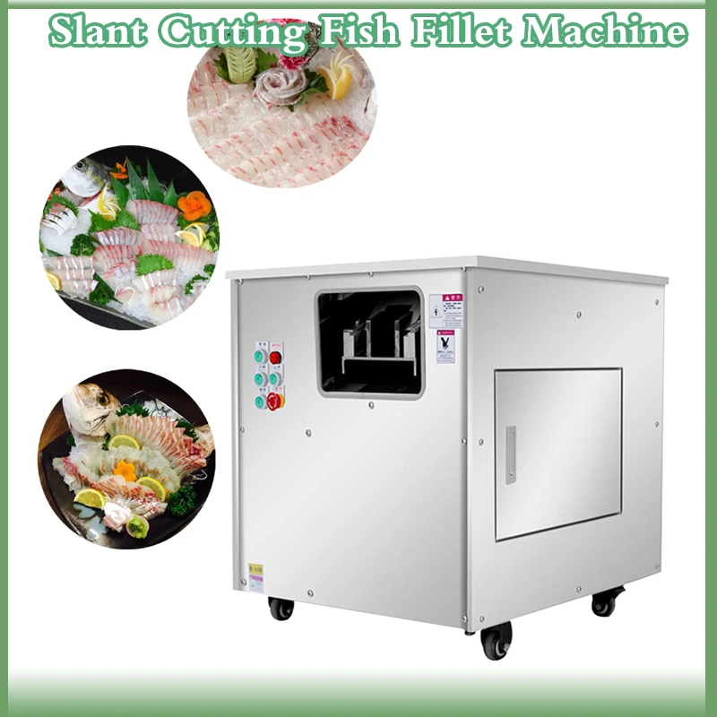 Fully Automatic Slicer Small Electric Fully Automatic Oblique Cutting Fresh Fish Machine