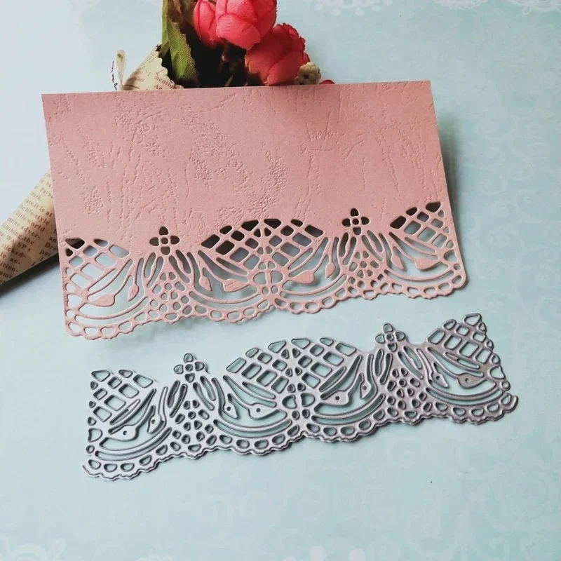 Lace Metal Stencil Cutting Dies DIY Frame Album Paper Card Scrapbooking School Supplies Office Craft Embossing for Painting