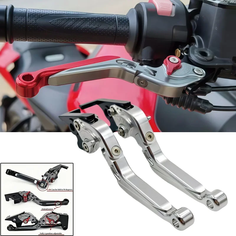 Juego de palancas de freno de motocicleta para Honda CB1100/GIO special/EX/RS 2013-2020 VFR1200/F 2016-2017 palancas de mango plegables ajustables