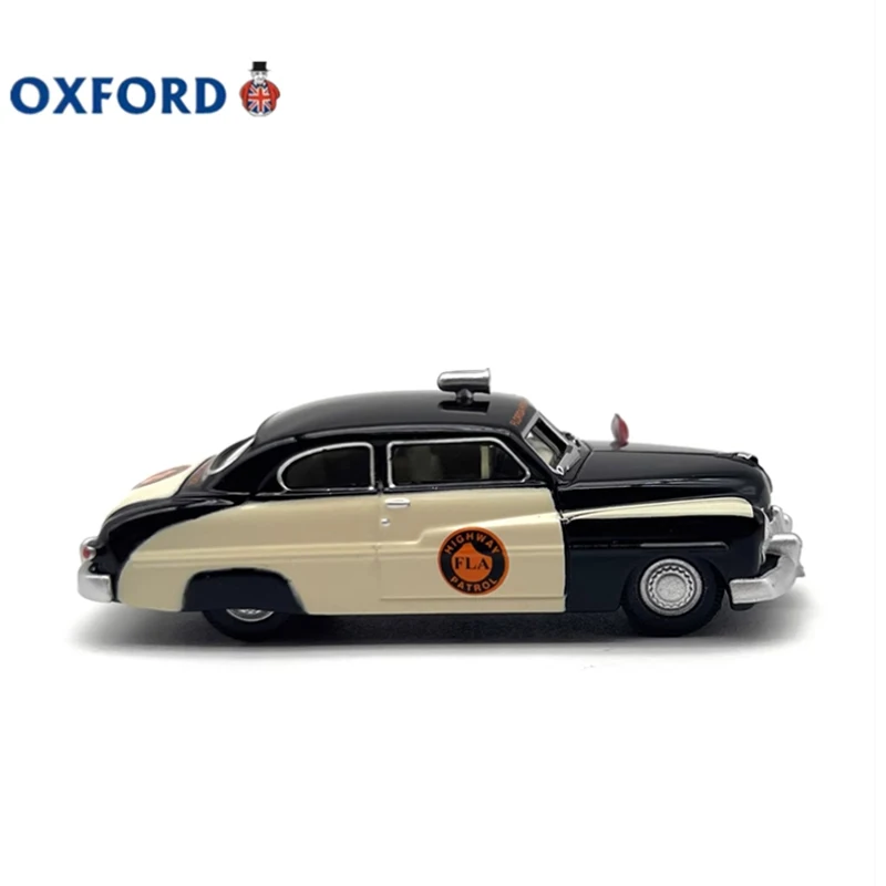 OXFORD Diecast 1:87 Scale Mercury Highway Patrol Alloy Retro Car Model Finished Product Simulation Toy Gift Static Model