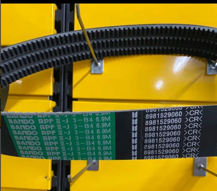 

Для Hitachi ZAX210 ZAX200-3 Ремень вентилятора ZAX225US-3 ZAX120-3 Ремень вентилятора 4HK1 Ремень вентилятора двигателя Экскаватор