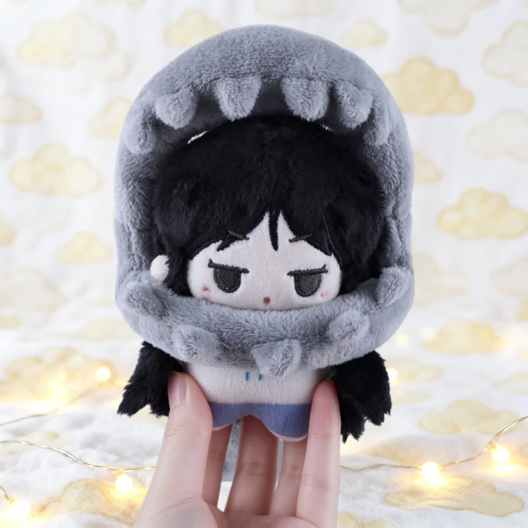 Adorable Dinosaur Skeleton Doll Clothes Only Clothes Novelty Dress-Up Plush Headgear Birthday Gift for Kids Doll Accessories