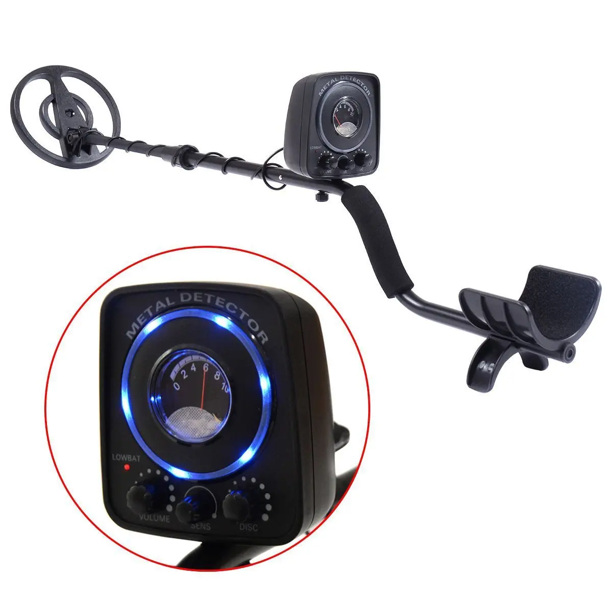 

GC1065 Metal detector Hand Held Underground Treasure Detector Treasure Finder MD3010II Outdoor Metal Detection