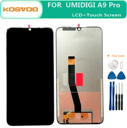 Original For Umidigi A9 Pro LCD Display Touch Screen Glass Panel Assembly 100% Tested For UMIDIGI A9PRO A 9 Pro Screen +Tools