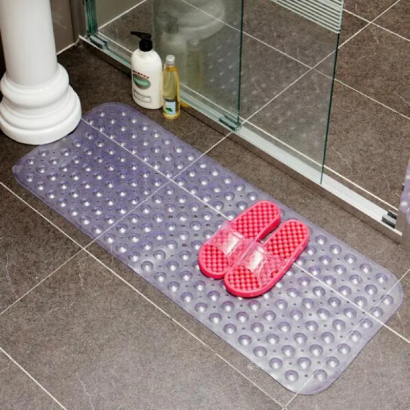 100*40cm Mat Bathtub Bath Mat PVC Large Bathtub Safety Shower Non-slip Bath Mats With Suction Cups Floor Mat