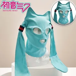 Hatsune Miku protezione solare Full Face sciarpa maschera tattica moto Cosplay copertura del viso Cap bicicletta ciclismo copricapo uomini e donne