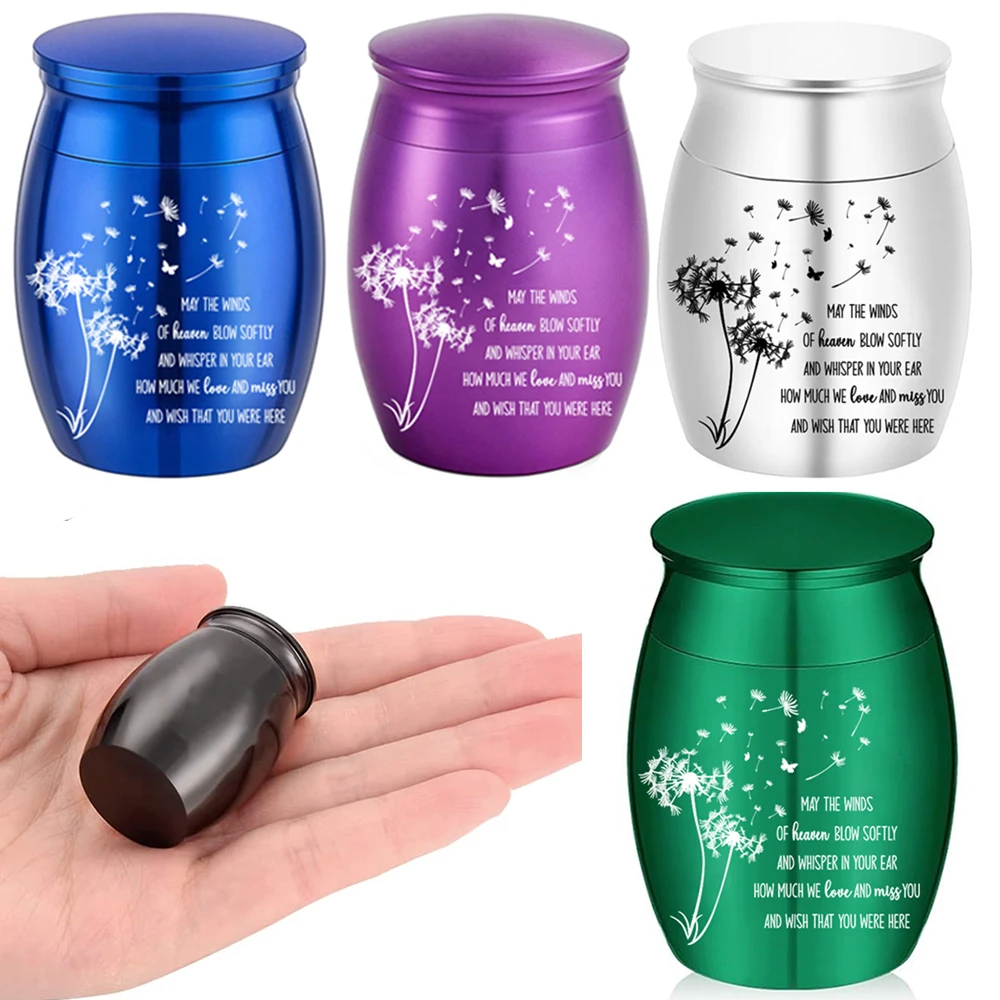 Small Urns for Human Ashes Keepsake Tree of Life Aluminum Alloy Memorial Mini Cremation Urn for Women Men Decorative Funeral Urn
