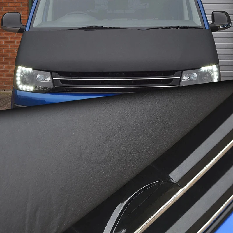 Car Hood Cover Bonnet Protector Cover Pu Leather For Vw T5 Transporter 2003-2009 Campervan Motohome Hood Protector Cover